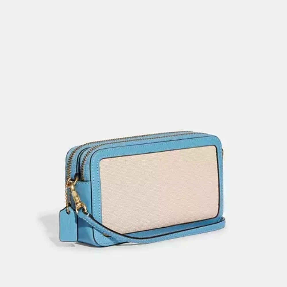 💙▪️Rare▪️🆕️ Coach Canvas Kira Crossbody Bag/ Wristlet NWT SOLD OUT!!! - Picture 2 of 10